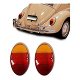 Par Lente Lanterna Traseira Vw Fusca 1960 Á 1970 1200 1300