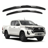 Par Limpador De Parabrisa Proteção Chuva Hilux 2017 A 2022