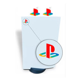 Par Logo Retrô Vídeo Game Playstation.