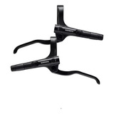 Par Manete Freio Hidráulico Shimano Altus Bl Mt200 +mang S22