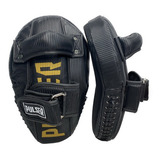 Par Manopla Longa Chute Aparador Muay Thai C/ Pegador Pulser