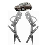 Par Maquina Vidro Eletrico Celta Prisma Dnt Motor Original 