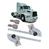 Par Maquina Vidro Manual +manivela Cinza Volvo N/ Nl 83/89 