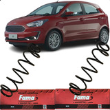 Par Mola Suspensão Traseira Fama Ford Ka 1.0 1.5 2014 A 2021