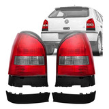 Par Moldura Acabamento + Lanterna Traseira Gol G3 2000/2005