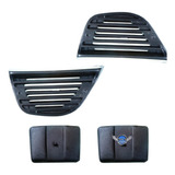 Par Moldura Entrada Ar + Par Moldura Tampa Traseira Fiat 147