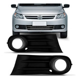 Par Moldura Farol Milha Gol G5 2010 2011 2012 2013 Com Furo