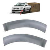 Par Moldura Parachoque Dianteiro Saveiro G5 2013 Original Vw