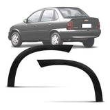 Par Moldura Paralama Traseiro Corsa Sedan 96 À 09 Preta Novo