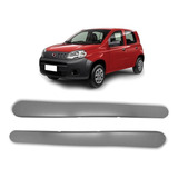 Par Moldura Puxador Porta Esquerda E Direita Fiat Uno Vivace