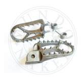 Par Pedaleira Aço Inox Oxxy Crf 230 Honda Trilha Off Road