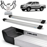 Par Perfil Reforçado Hilux Modelo Cabine Dupla Natural 2008