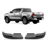 Par Pisante Parachoque Traseiro Hilux 2016 17 18 19 20 2021