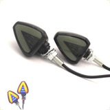 Par Pisca Seta Led Esportivo P07 Azul Moto Encaixe Universal