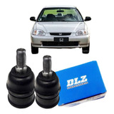 Par Pivo Bandeja Inferior Diant. Honda Civic 1991 1992 1993