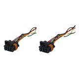 Par Plug Conector Farol Fiat Doblo 01 02 03 04 05 06 07 08
