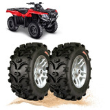 Par Pneu 24x10-11 Tras Kenda Quadriciclo Honda Fourtrax 420