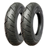 Par Pneu 3.50-10 + 3.50-10 Suzuki Burgman 125 Ano 2009