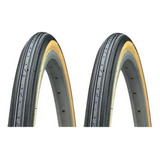 Par Pneu Kenda Aro 27 X 1.1/4 Bike Caloi 10 Monark Com Faixa
