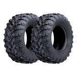 Par Pneu Quadriciclo Traseiro Honda Fourtrax 420 24/10-11