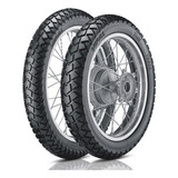 Par Pneu Xr 250/ Xre 300/ Lander 120/80-18 + 90/90-21 Vipal