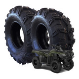 Par Pneus Dianteiro Moto Quadriciclo Fourtrax Honda 24x8-12