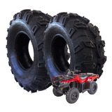 Par Pneus Traseiro Moto Quadriciclo Honda Fourtrax 24x10-11