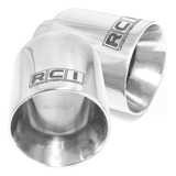 Par Ponteira Esportiva Race Chrome Rc536 Reta Inox Polida 4 