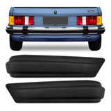Par Ponteira Parachoque Traseiro Escort Gl Ghia Xr3 84 85 86 Traseira Preta 1984 1985 1986 Ford Canto Parachoque Polaina