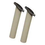 Par Porta Varas Caniço Trapézio Inox Abs Lancha Barco Pesca