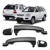 Par Puxador Maçaneta Externa Dianteira Kia Sportage 2005/10 