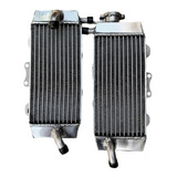 Par Radiador Alumínio Power Mx Yzf Wr 250f Com Tampa 1.3 Bar