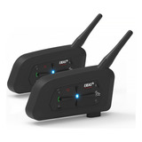 Par Radio Comunicador Ejeas V7 Capacete Conecta 7 Motos 700m