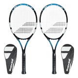 Par Raquete Tênis Babolat Eagle Feminino Masculino Iniciante