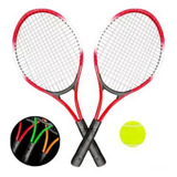 Par Raquetes De Tenis + Capa E 1 Bola Importada