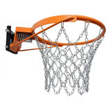 Par Rede De Basquete Corrente Aço 12 Pontas