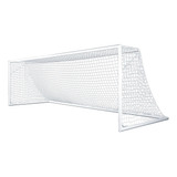 Par Rede Gol Futebol Society Suiço 4mts Fio 4mm Proteção Uv