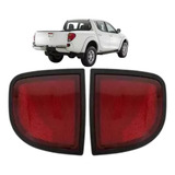 Par Refletor Parachoque Traseiro L200 Triton 2008 Até 2015