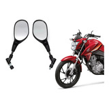 Par Retrovisor Espelho Gvs Modelo Xt660 - Meiota Rosca Honda
