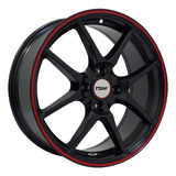 Par Roda Tsw Trackstar 17 4x100 Preto Vw/gm/hyundai