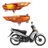 Par Seta Dianteira Amarela Crypton T115 2010 2011