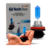 Par Super Branca Tech One H9 12v 55w Lampada 8500k Tip Xenon