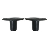 Par Suporte Copo Chapéu Flange Plástica Baroon P/ C. De Som