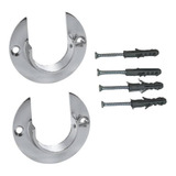 Par Suporte Flange Aberto De Alumínio 28mm - 25 Unidades