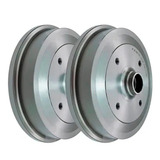 Par Tambor Freio Diant C/cubo 4 Furos Fusca 1300 1500 1600