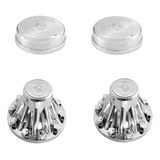 Par Tampa Cromada Cubo Dianteira Tração Compativel Sc S4