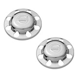 Par Tampa Cubo Cromada Traçao Traseira Compativel Vm
