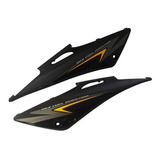 Par Tampa Lateral Adaptavel Adesivo Bros 150 Preto 2009/2012