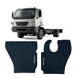 Par Tapete Borracha Pvc Caminhão Mercedes Accelo 2014 A 2019