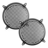Par Tela Para Alto Falante Subwoofer Ou Cone Seco Panela 12 Polegadas Modelo Com Garra Em Plastico Acabamento Preto